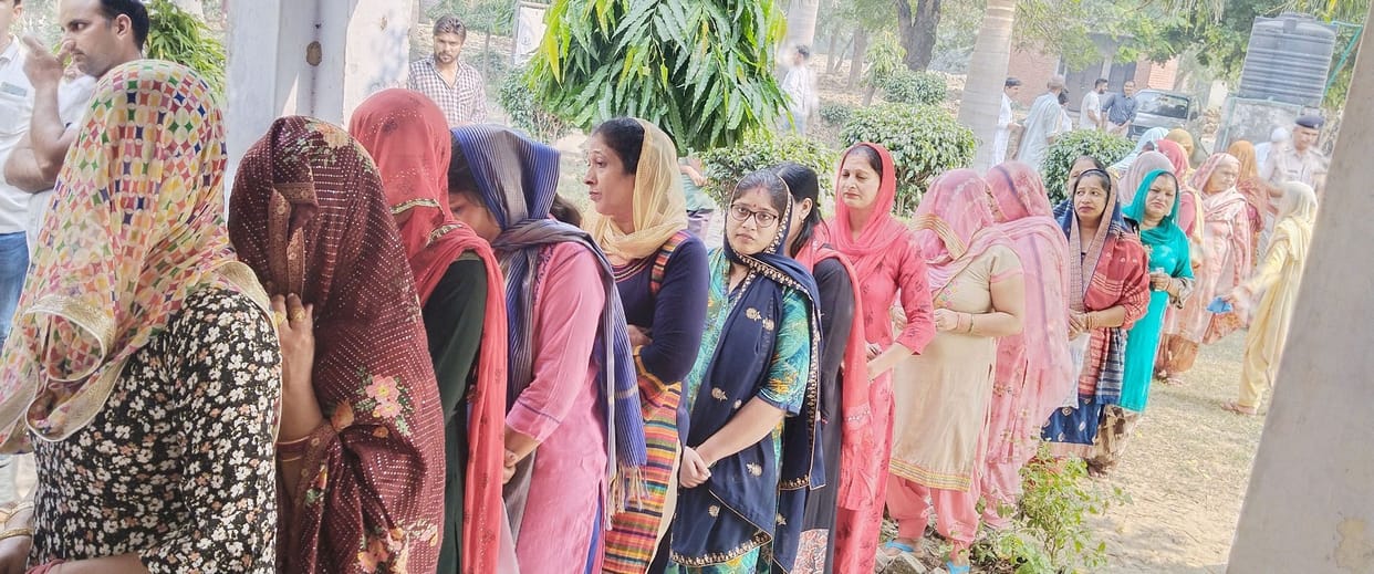 Woman power was seen full of enthusiasm