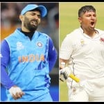 दिनेश कार्तिक, सरफराज खान और पृथ्वी शॉ