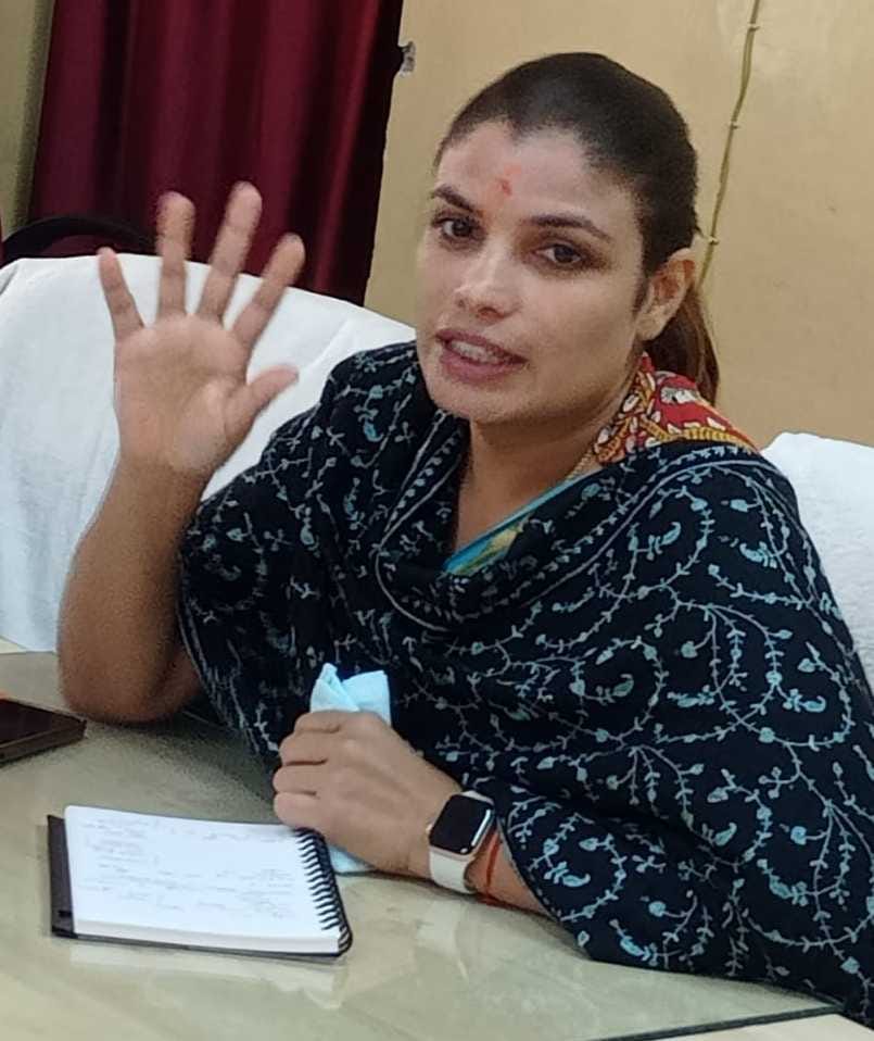 DM Anuradha Pal in Bageshwar