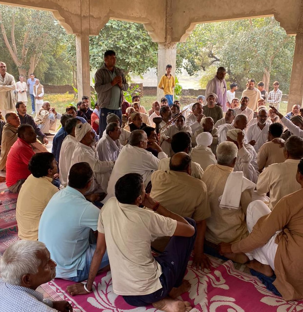 Villagers unanimously elect panchayat in Dadhi Chhillar