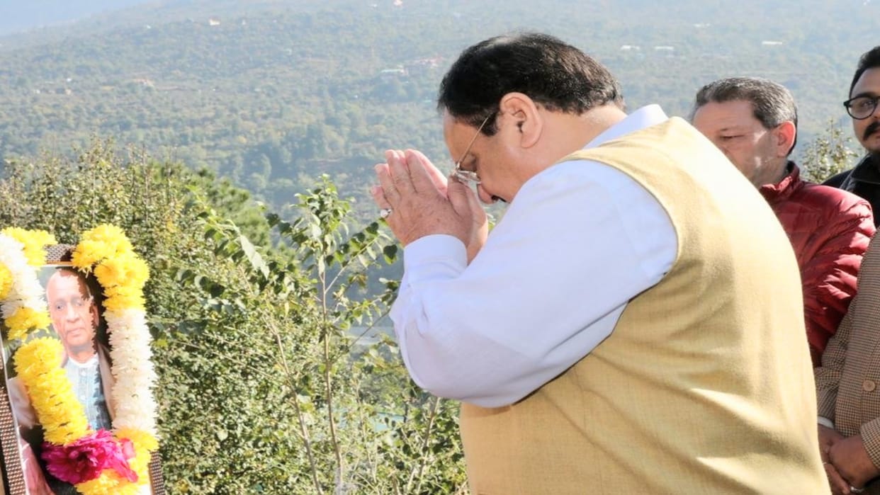 BJP President JP Nadda pays tribute to Sardar Vallabhbhai Patel on birth anniversary
