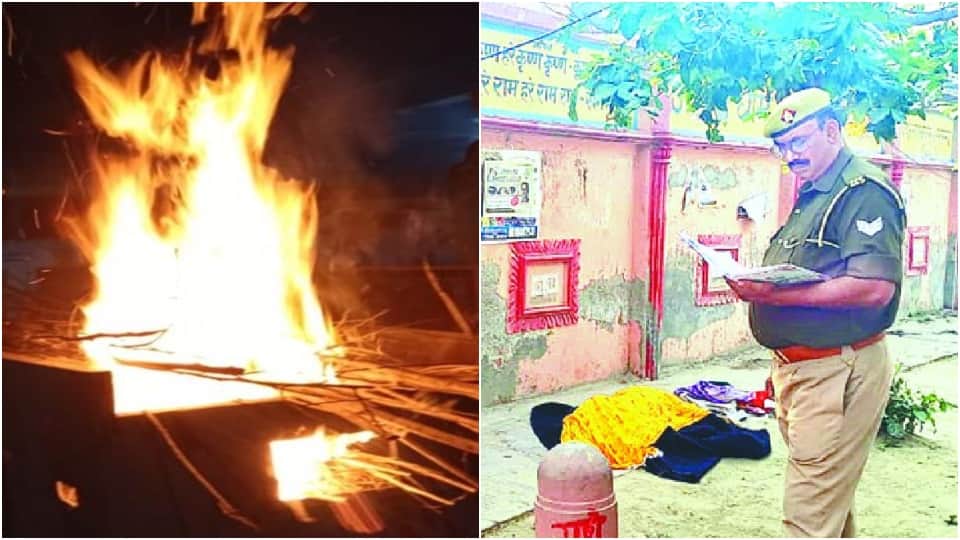 social worker Laxmi Gautam performed the last rites of two women found dead in Vrindavan