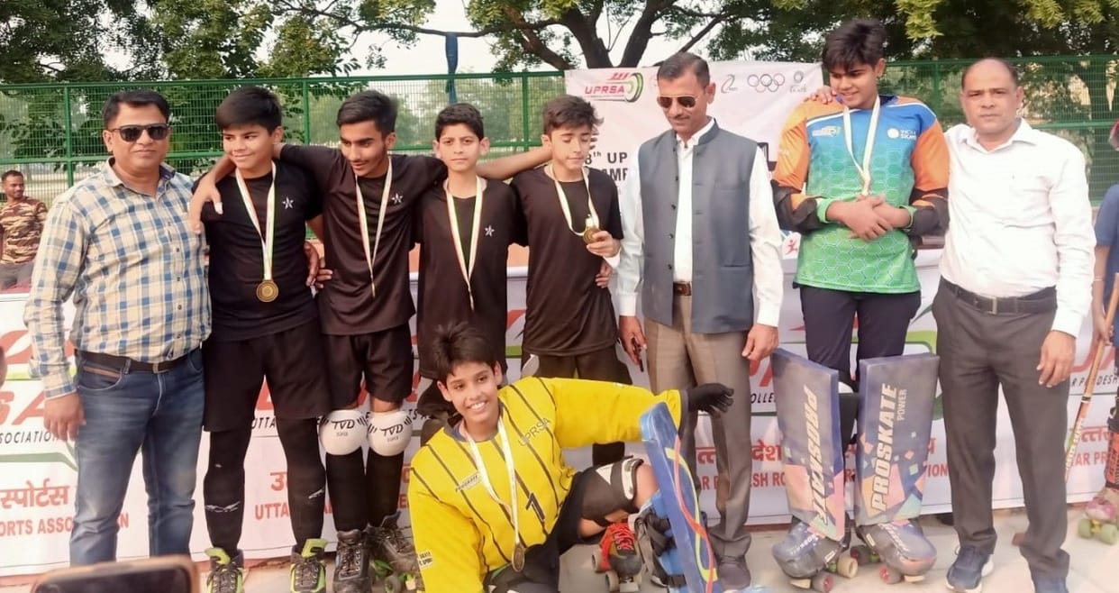 Aligarh won the UP State Skating Championship