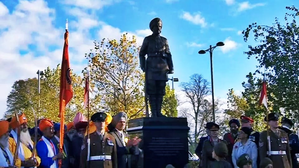 Statue honouring Sikh soldiers unveiled in UK