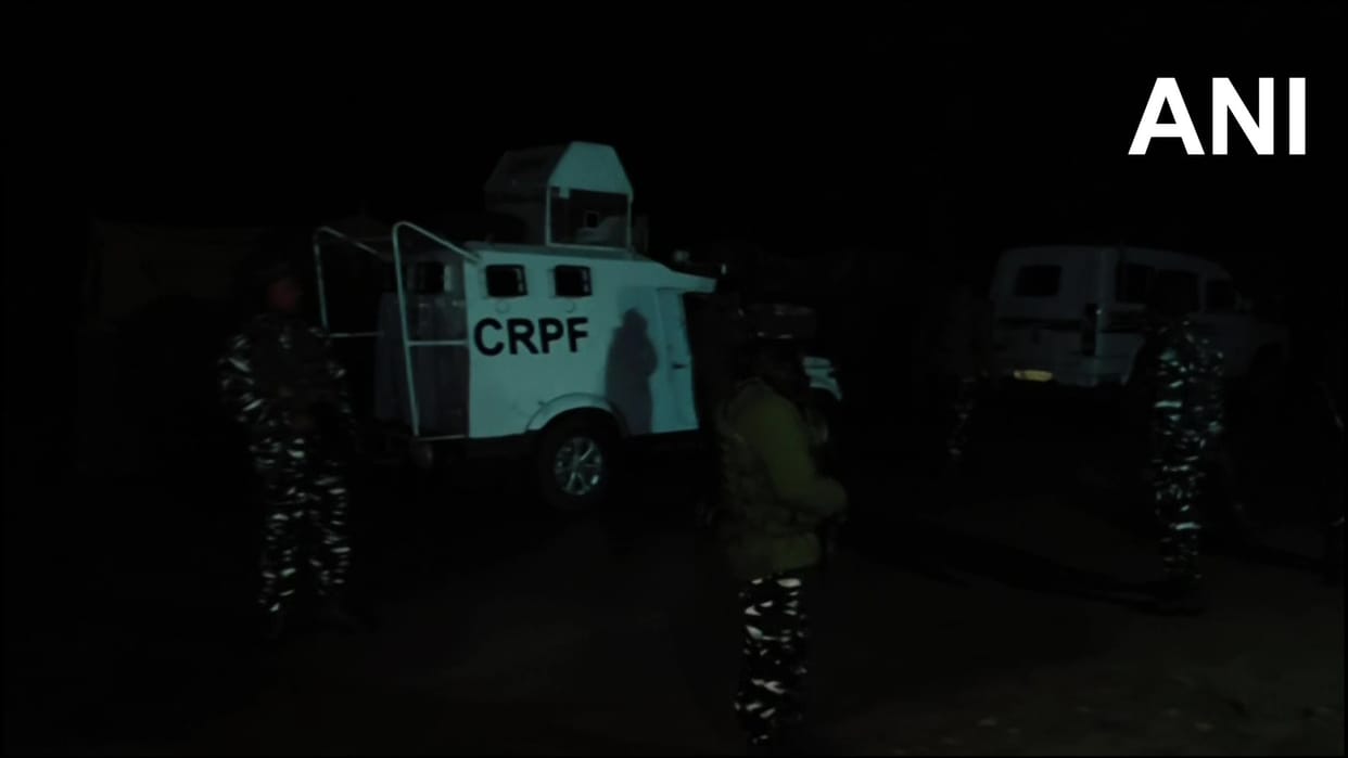J&K: Encounter between security forces and terrorists in Pulwama, three terrorist killed