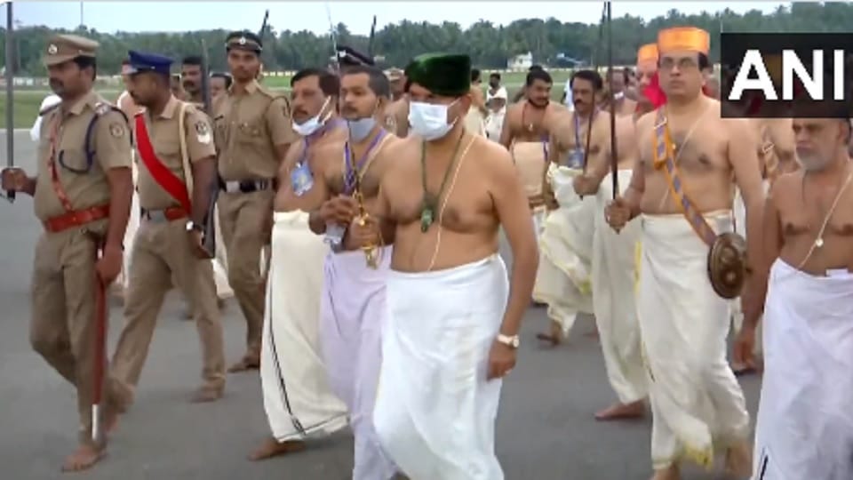 Aaratu ritual: Where flights made way for the divine passage
