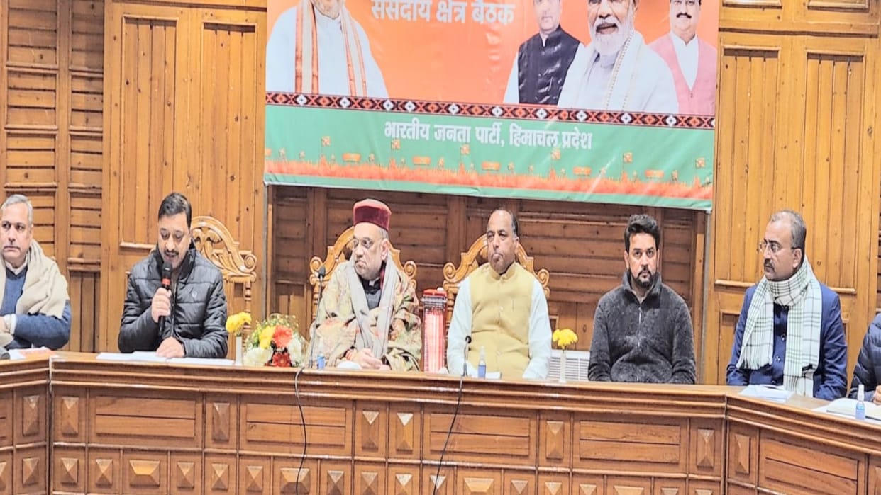 himachal election 2022, After public meetings amit Shah held a late night meeting, gave tips to win elections