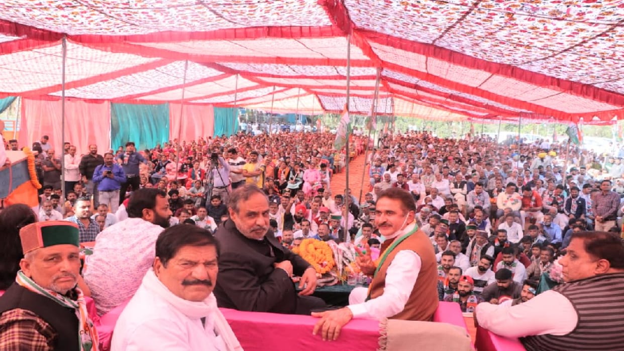 himachal election 2022, Anand Sharma said that BJP is a party of rhetoric, till date 15-15 lakhs have not come