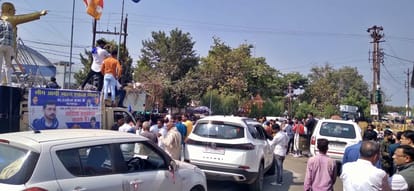 Bhim Army Chief Ravana reached Damoh says take off khaki and wear khadi officers doing politics