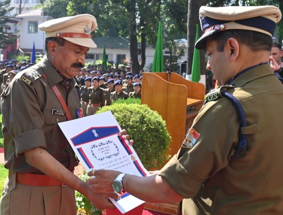 CO Vipin Pant received Union Home Minister's Medal