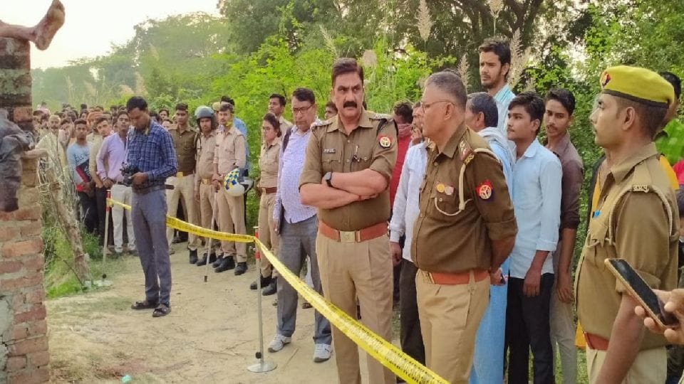 brutal murder of farmer in mathura