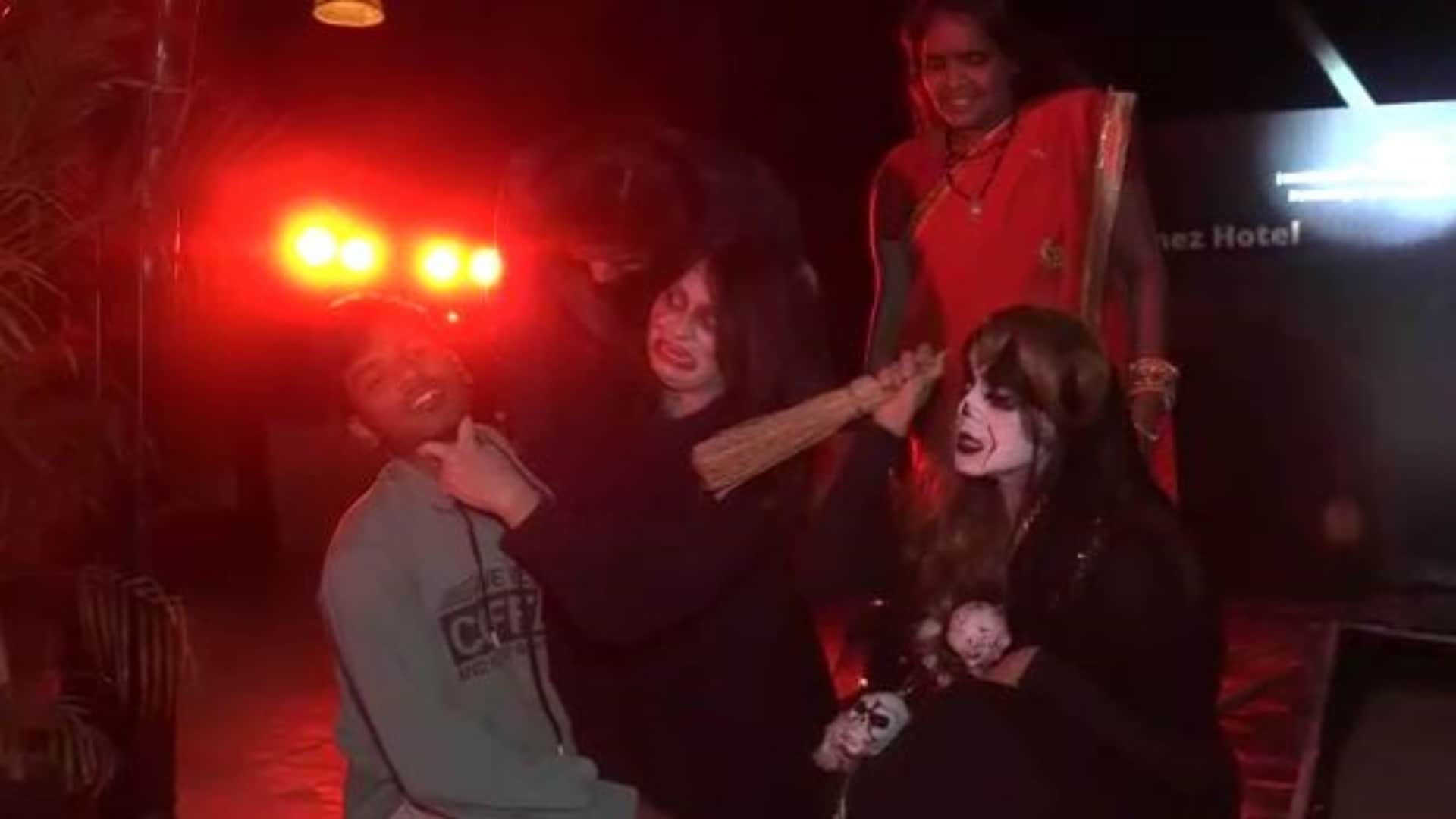 Ghost fashion show at Bhopal hotel Halloween program that gives the message of humanity