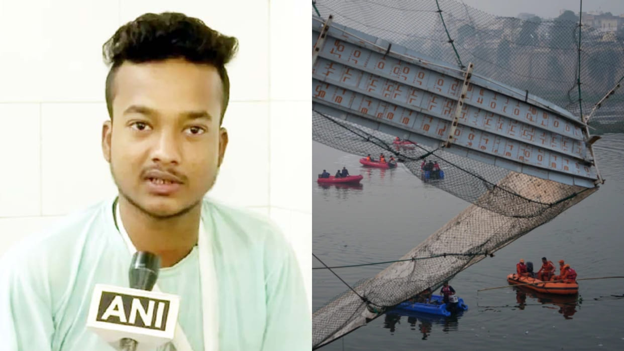 Naeem Sheikh injured after Morbi Bridge accident but saved 60 lives