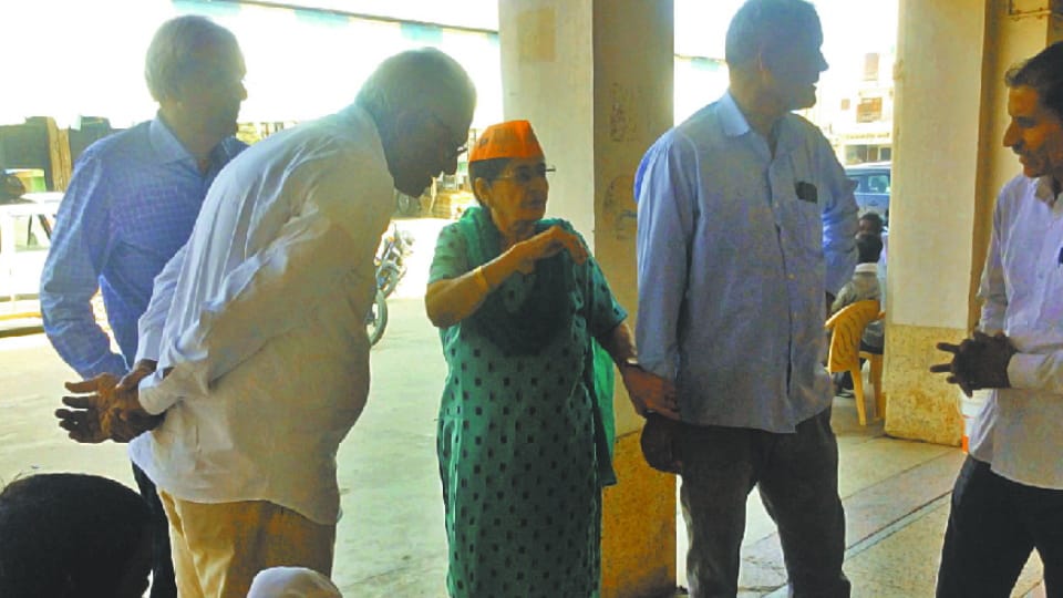 Jasma Devi campaigns for Grandson Bhavya Bishnoi in Adampur by election