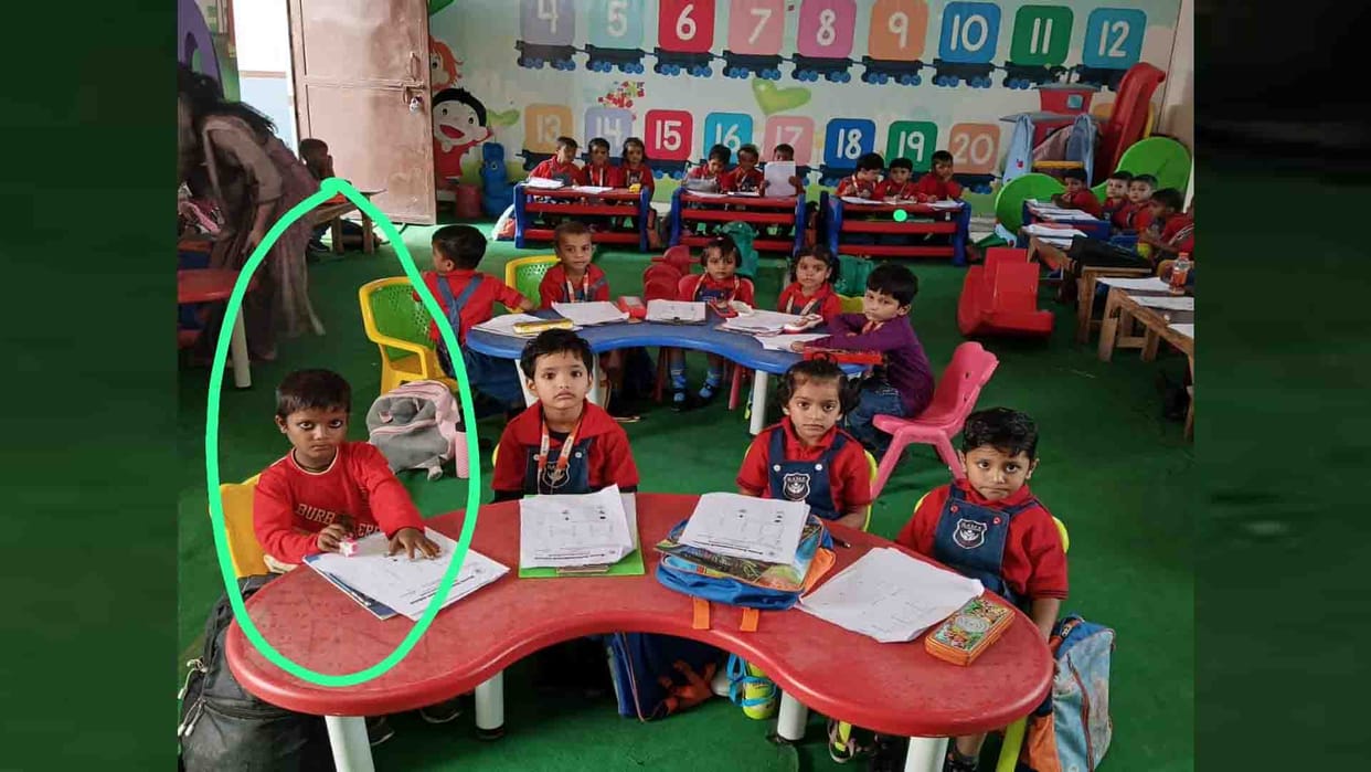 khajanchi nath born during demonetisation got admission in school