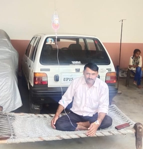 Bad condition of people due to fever in Bahupura