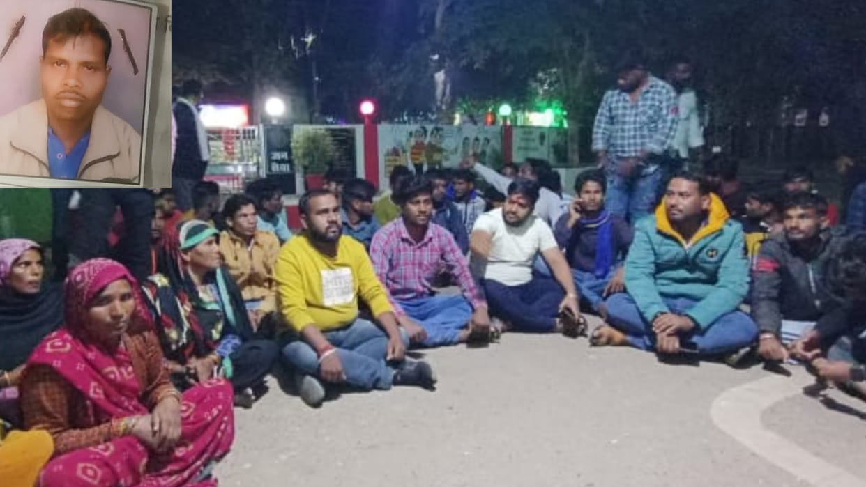 Husband shot wife in Damoh murdered in domestic dispute police engaged in search of absconding accused