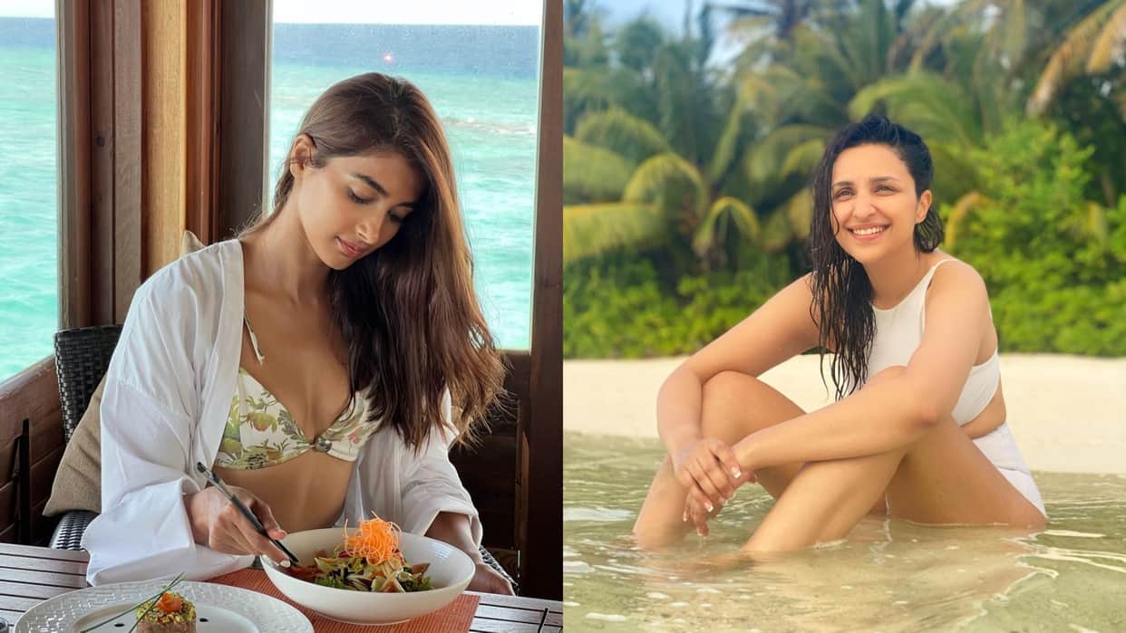 Photos of the day Pooja Hegde Parineeti Chopra Janhvi Kapoor Nora Fatehi Neha Sharma Urvashi rautela