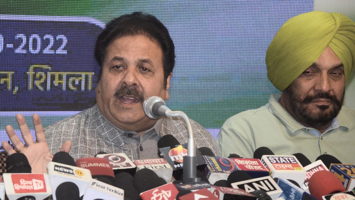 himachal pradesh election 2022 himachal congress prabhari rajiv shukla statement on negi nigam bhandari