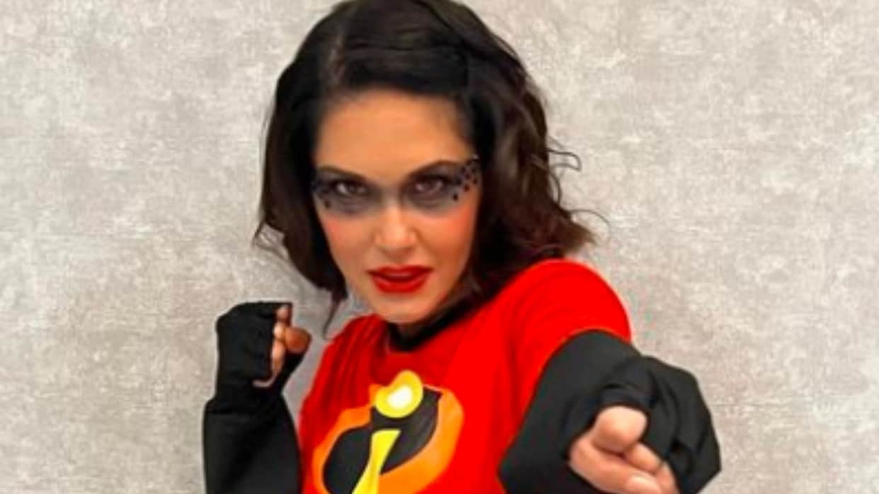sunny leone halloween look shares on social media see photos