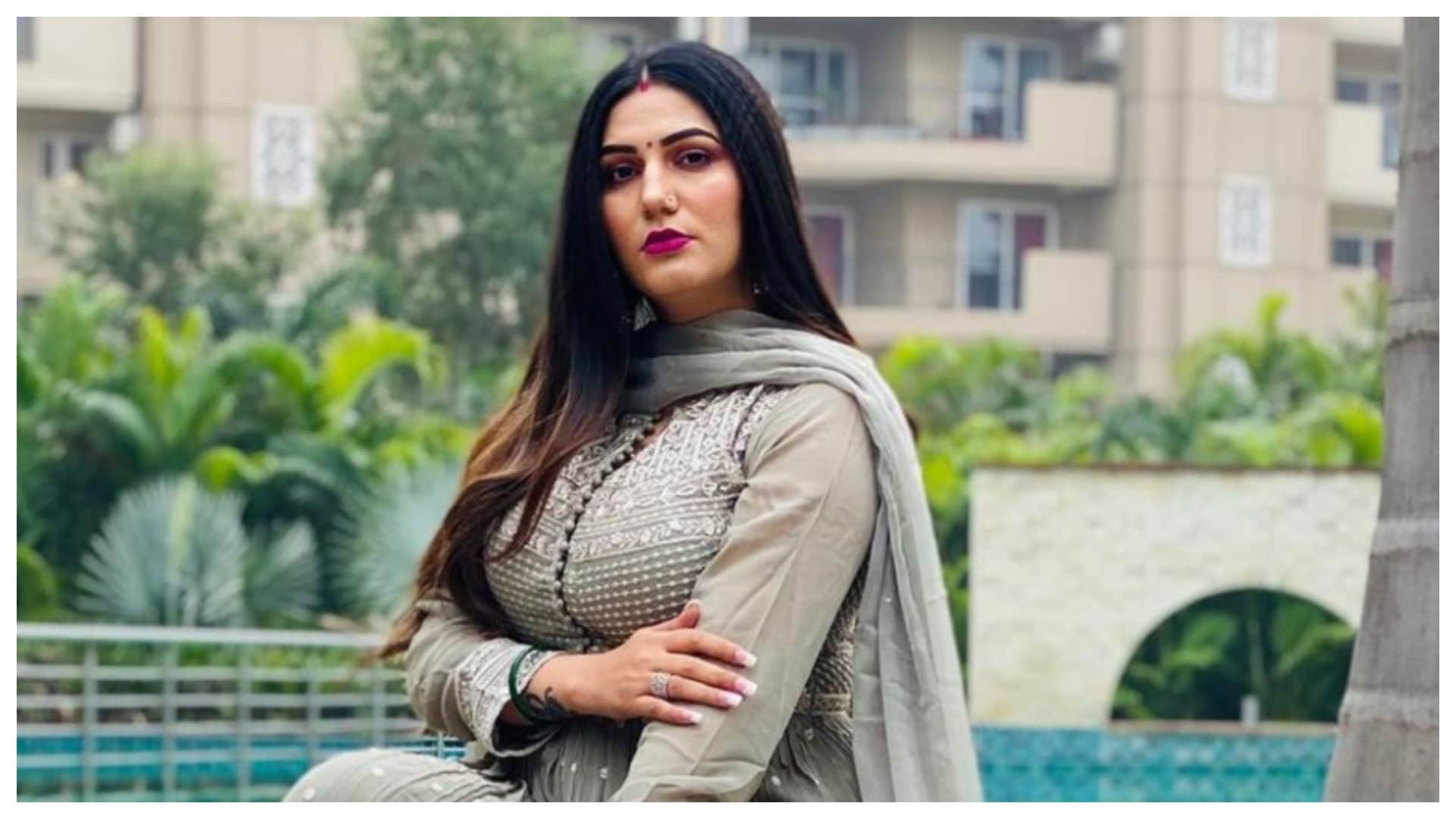 Sapna Choudhary shares reel on husband Veer Sahu song Pakka Haryane Ka goes viral on social media