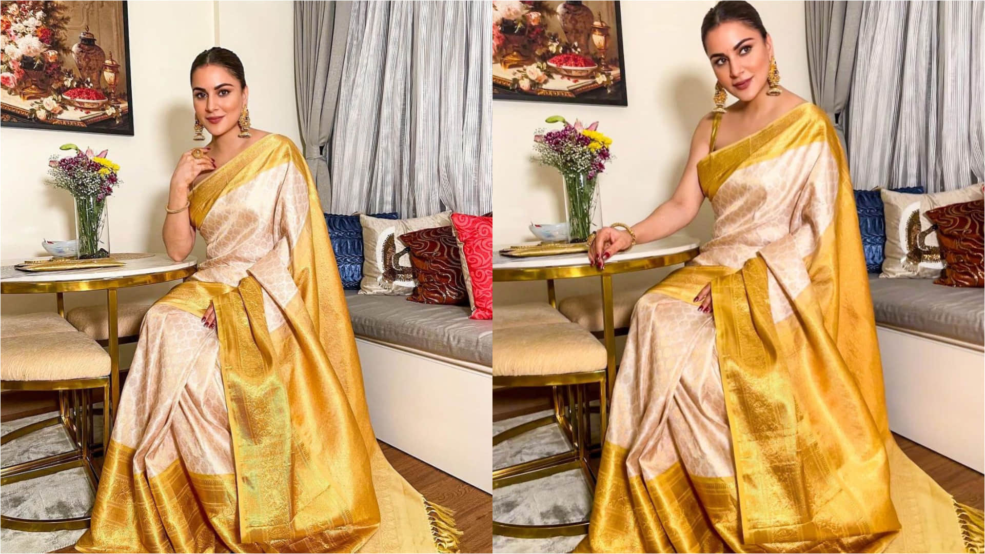 ankita lokhande shraddha arya jasmin bhasin surbhi chandna desi look impress fans