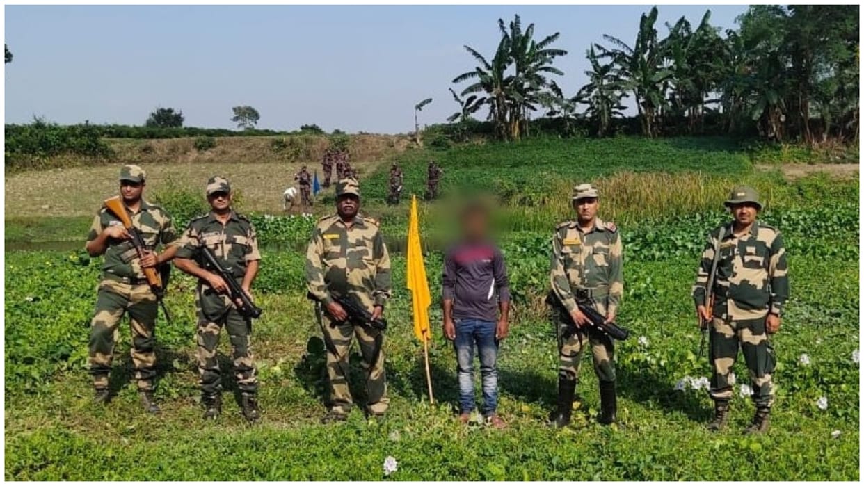BSF caught bangladeshi man in kolkata handover border gaurd bangladesh