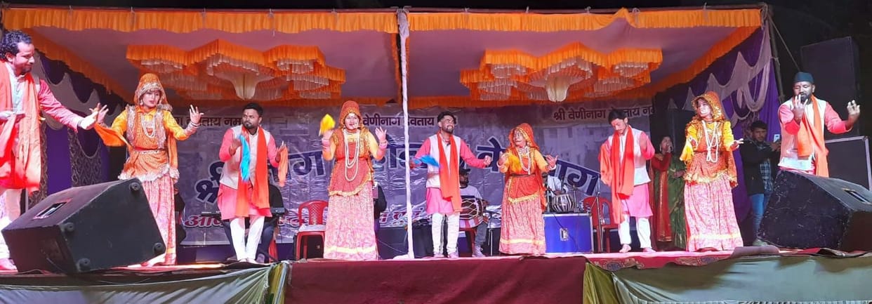 Kumaoni artists created a buzz in the Nag Festival