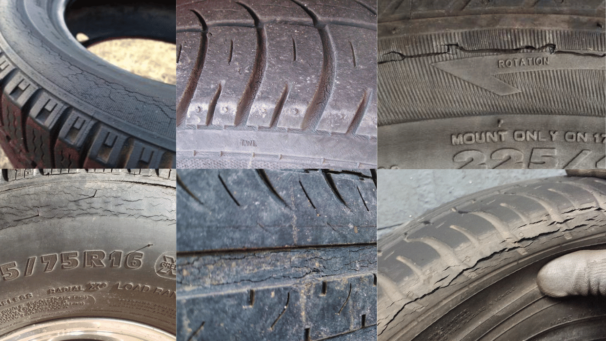 Due to some reasons cracks start coming in the tyres, do this work immediately and drive safe