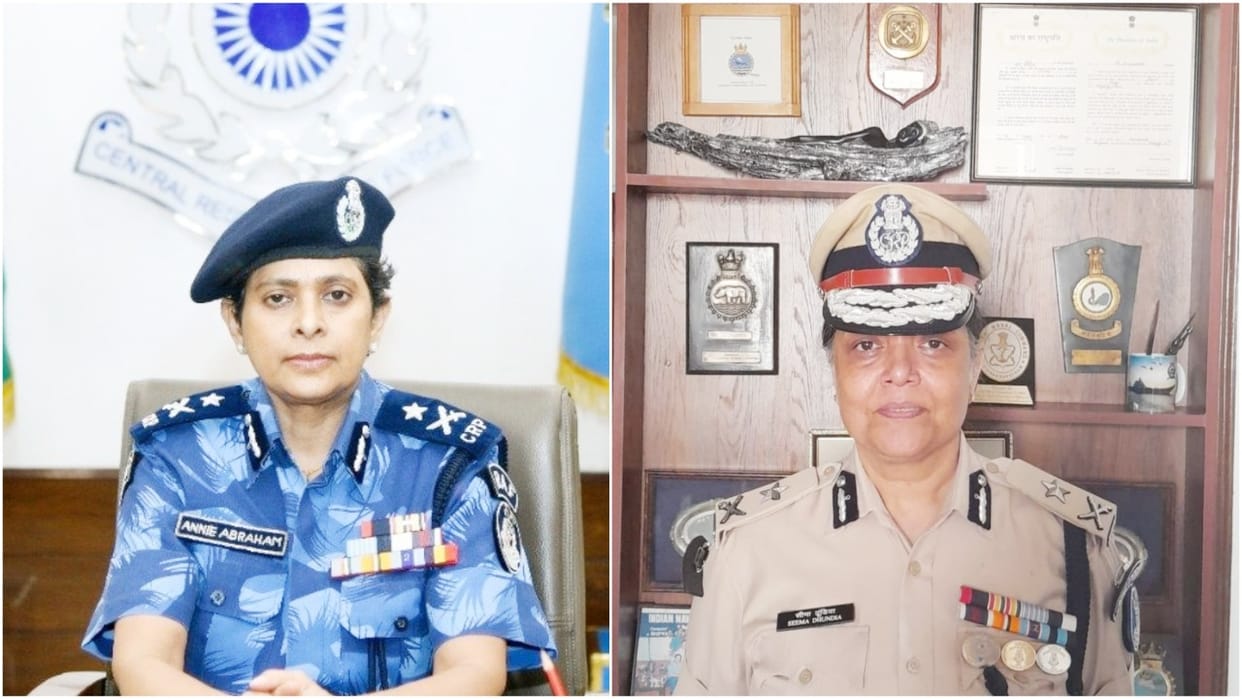 Two CRPF women officers have been promoted to the rank of Inspector General for the first time CRPF