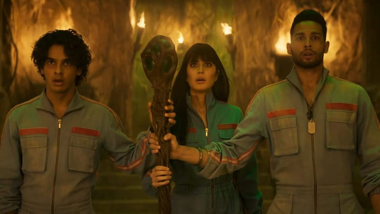 Phone Bhoot Twitter review: Netizens call Katrina Kaif Ishaan Khatter Siddhant Chaturvedi starrer mind-blowing