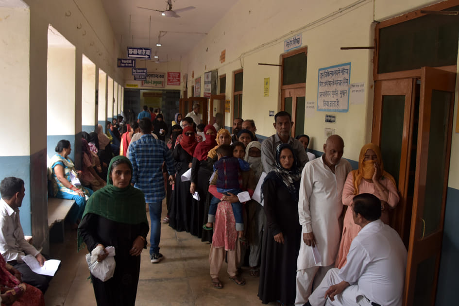 Question on health system, patients are suffering in district hospital