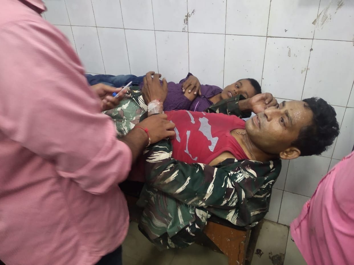 CRPF jawan jumped into drain from Gabhadiya overbridge, recruited