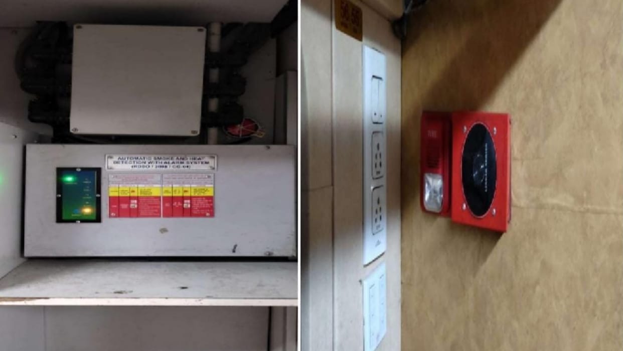 Fire and smoke detection and suppression system will be installed in 267 coaches