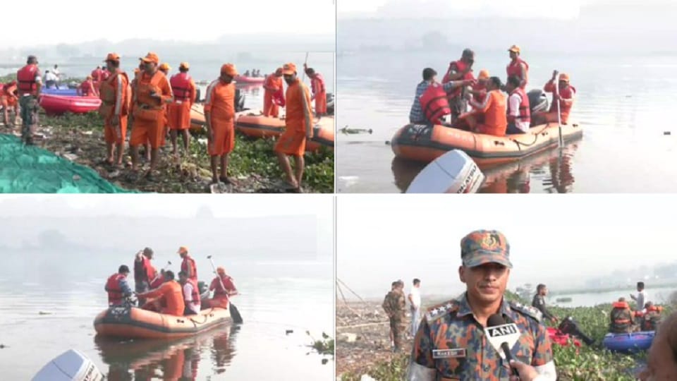 Search operation continues at the site in  Machchhu River in Morbi