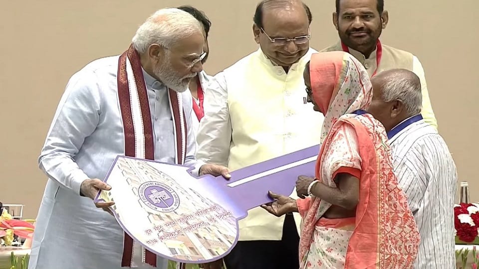 Delhi PM Modi to inaugurate 3024 EWS flats in Kalkaji hand over keys to eligible beneficiaries