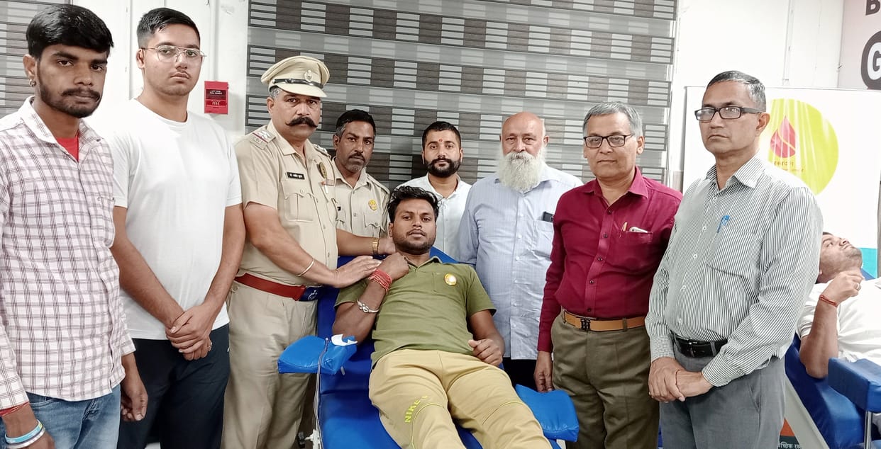 11 youth donated blood in the camp, Kurukshetra