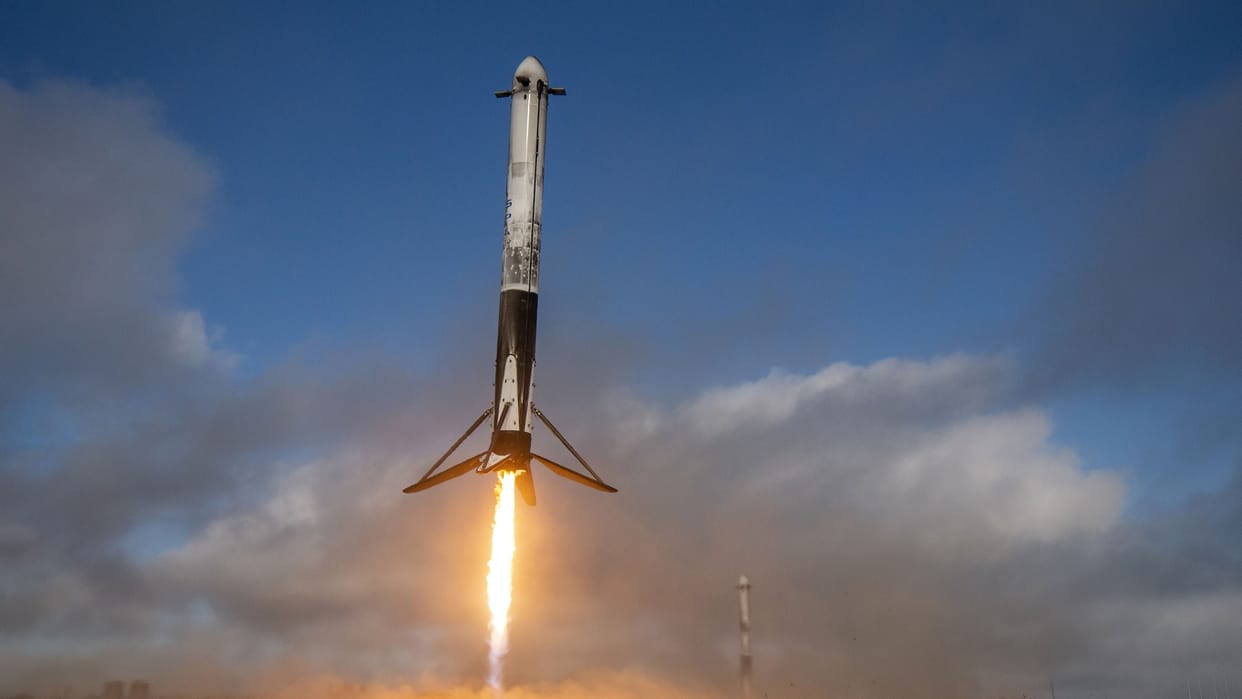 SpaceX Launches First Falcon Heavy Rocket
