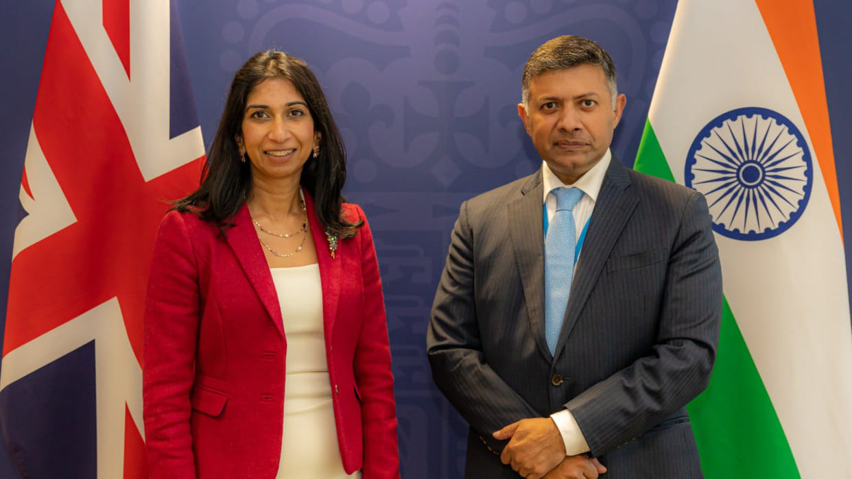 India UK discuss migration security issues as Indian envoy calls on Home Secretary Braverman