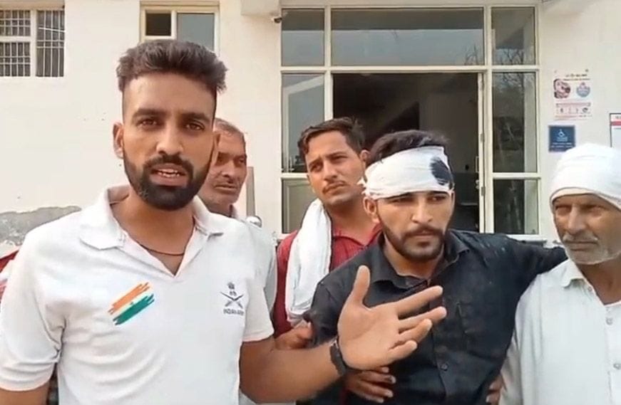 In Julanikheda village, sticks and gangsters went public