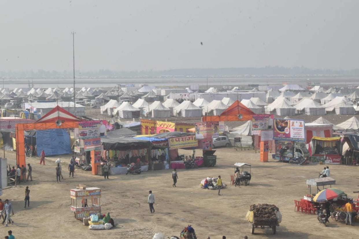85 years ago the Ganges stream used to flow 10 km away from Tigri