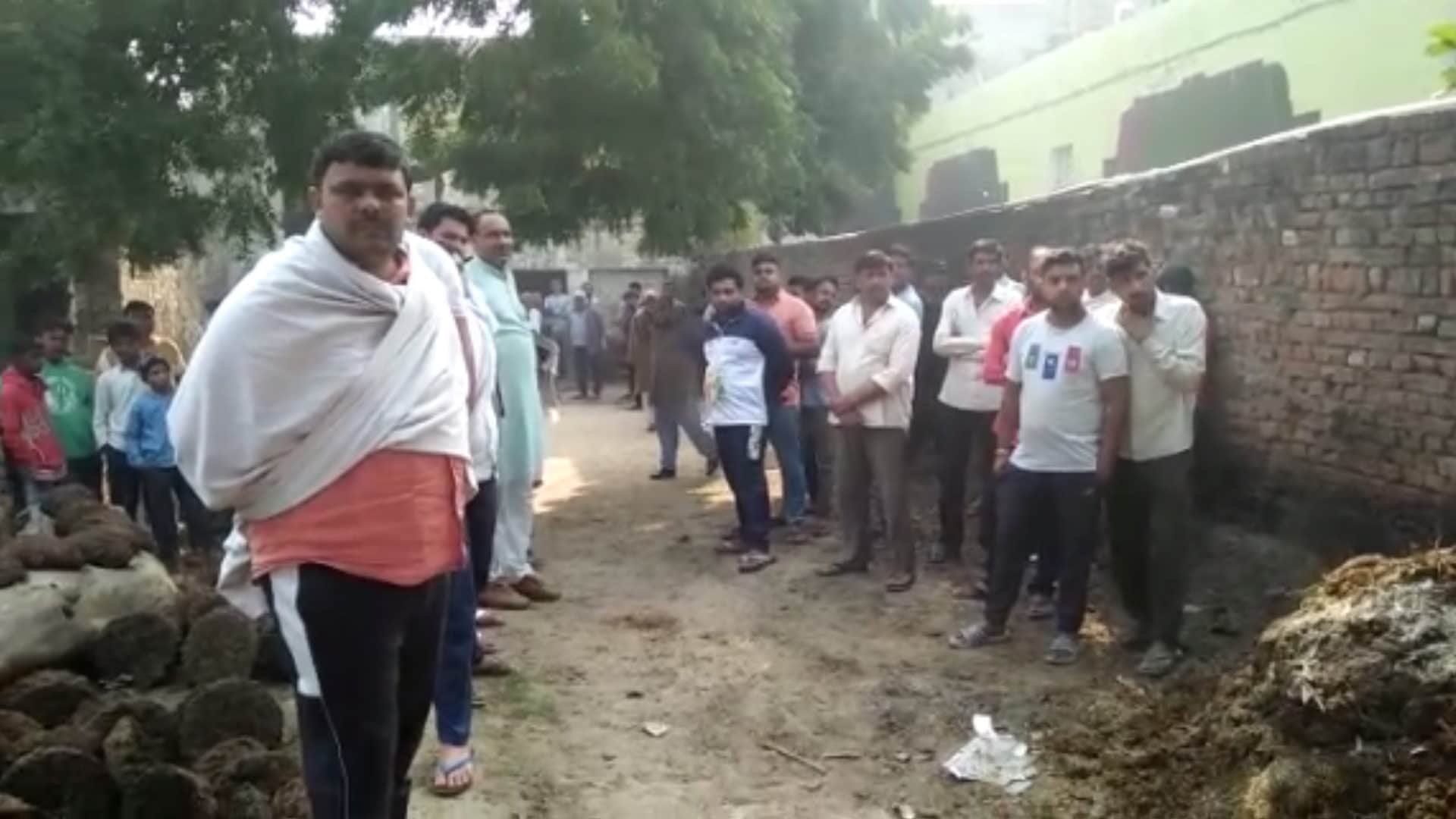 The son killed father in Dhikana village of Baghpat, mourning in the family, see photos