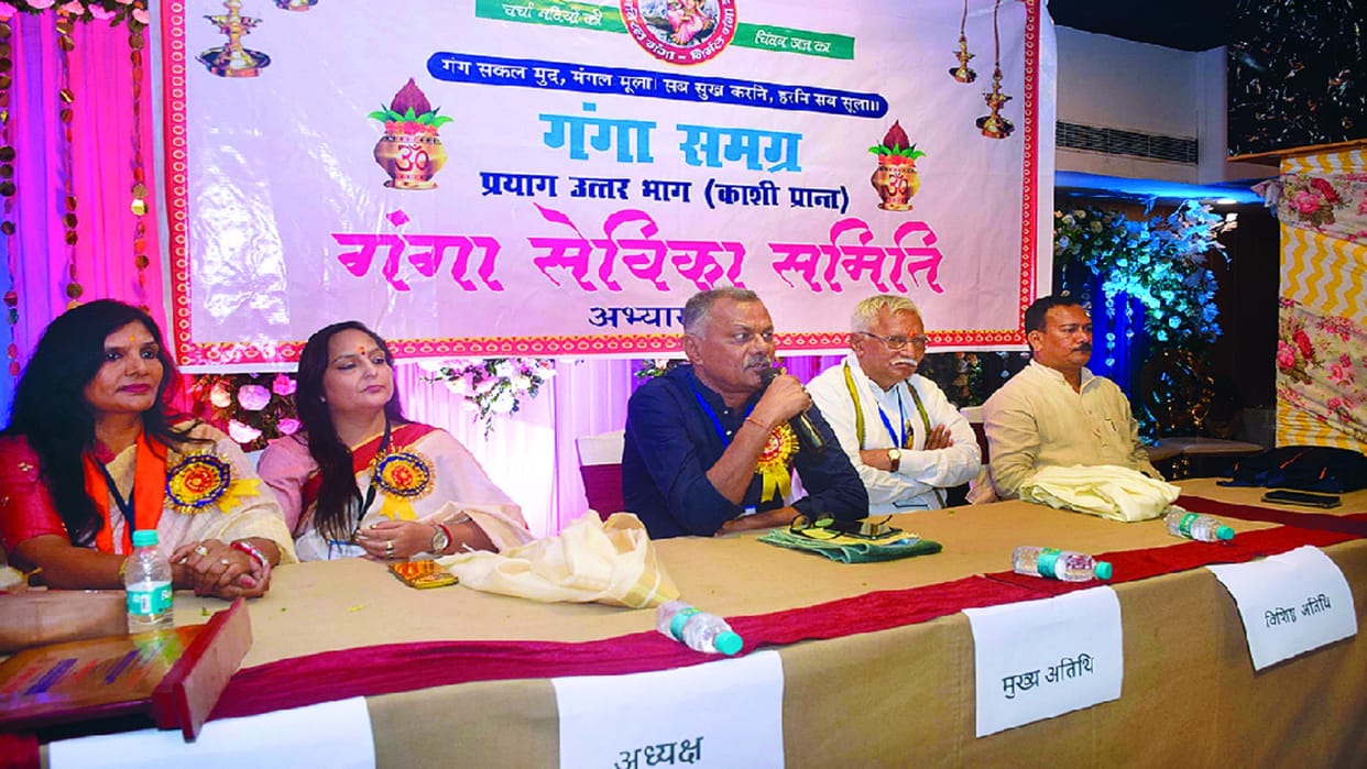 Campaign to protect rivers like Ram temple movement