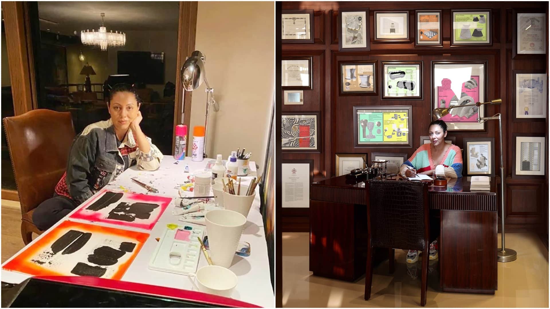 bollywood celebs home offices inside look shahrukh khan alia bhatt amitabh bachchan gauri khan sussanne khan