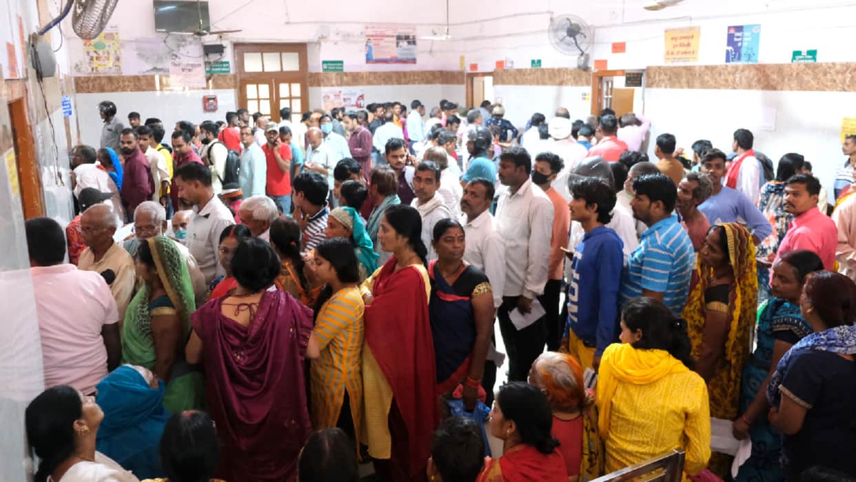 Huddang of Holi As soon as one leaves another ambulance comes and stands