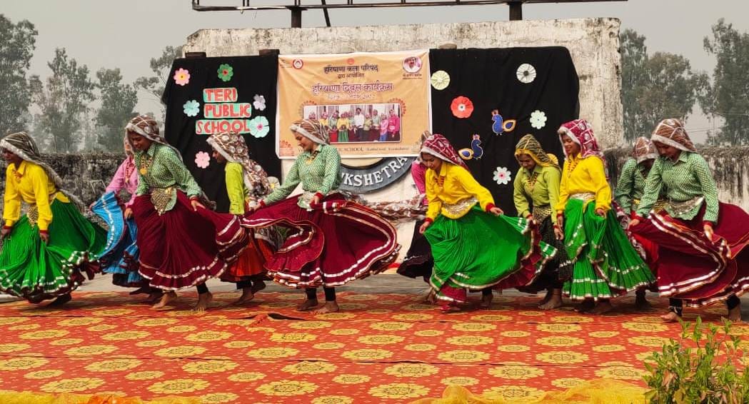 Haryana Kala Parishad organized cultural programs in schools, Kurukshetra