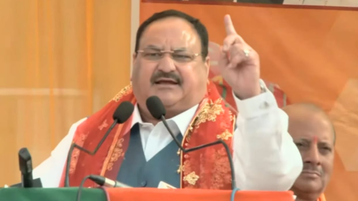 himachal election 2022, bjp president jp Nadda rallies in chamba and una himachal