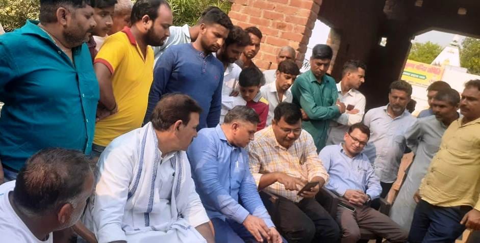 Health Department camped in Luhsana, made Panchayat Ghar a temporary hospital