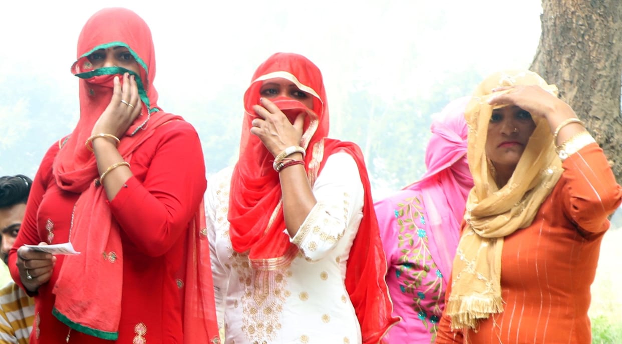 Women power came out to vote leaving the hearth-chowka