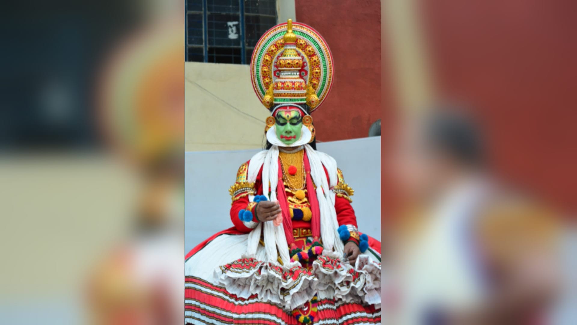 Muzaffarnagar: Viewers were mesmerized by Kathakali of Amaljeet in a programme and see photos